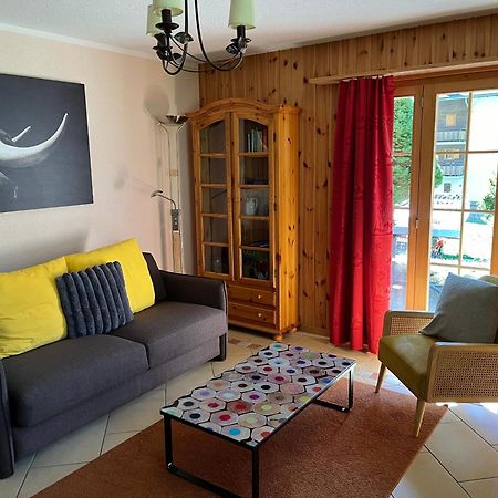 L'Herensarde, Bel Appartement Avec Jardin-Terrasse Et Garage Evolène Exteriör bild